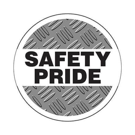 ACCUFORM Hard Hat Sticker, 214 in Length, 214 in Width, SAFETY PRIDE Legend, Adhesive Vinyl LHTL210